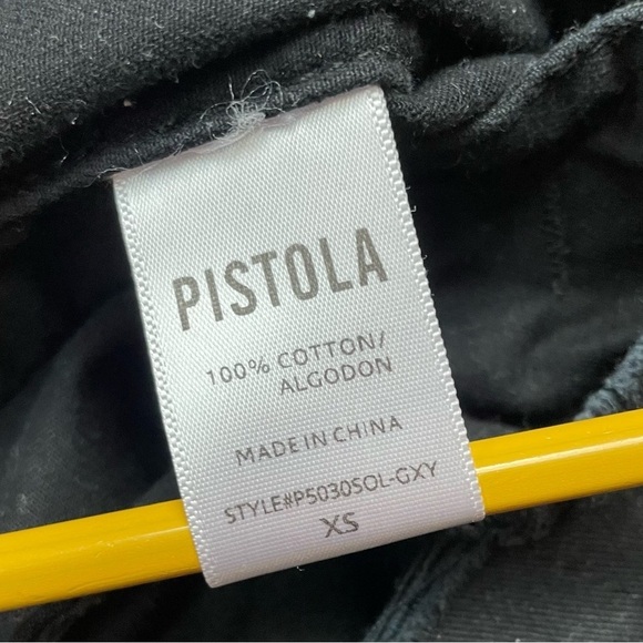 Pistola Camilo Star Print Military Shirt Jacket in Black - Picture 10 of 16